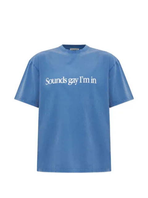 CARNE BOLLENTE slogan-print cotton T-shirt