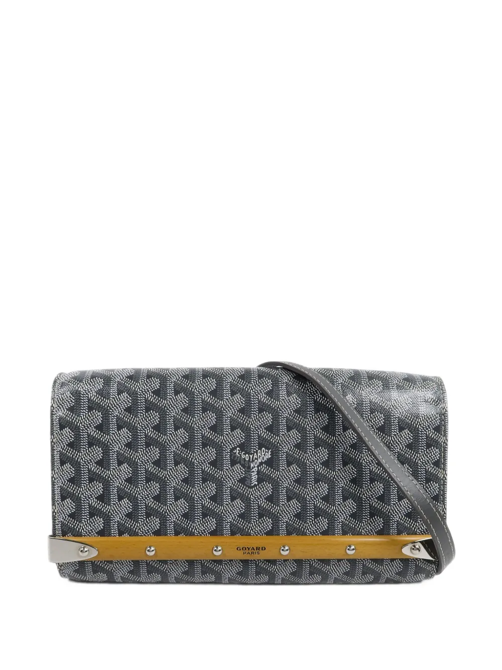 Goyard Pre-Owned PM Monte-Carlo Goyardine shoulder bag - Grigio