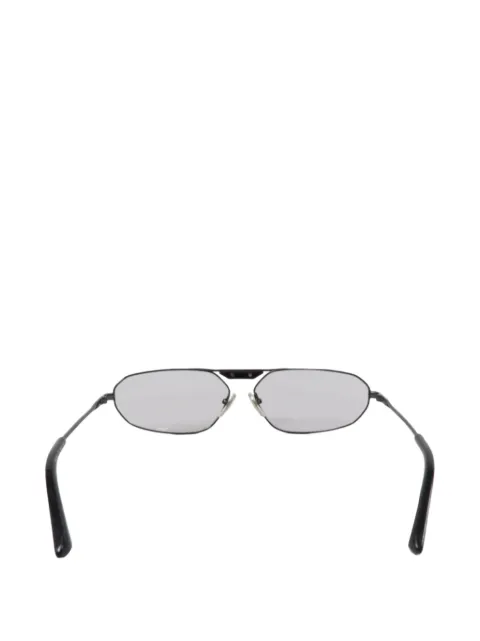Balenciaga Pre-Owned oval-frame metal  glasses