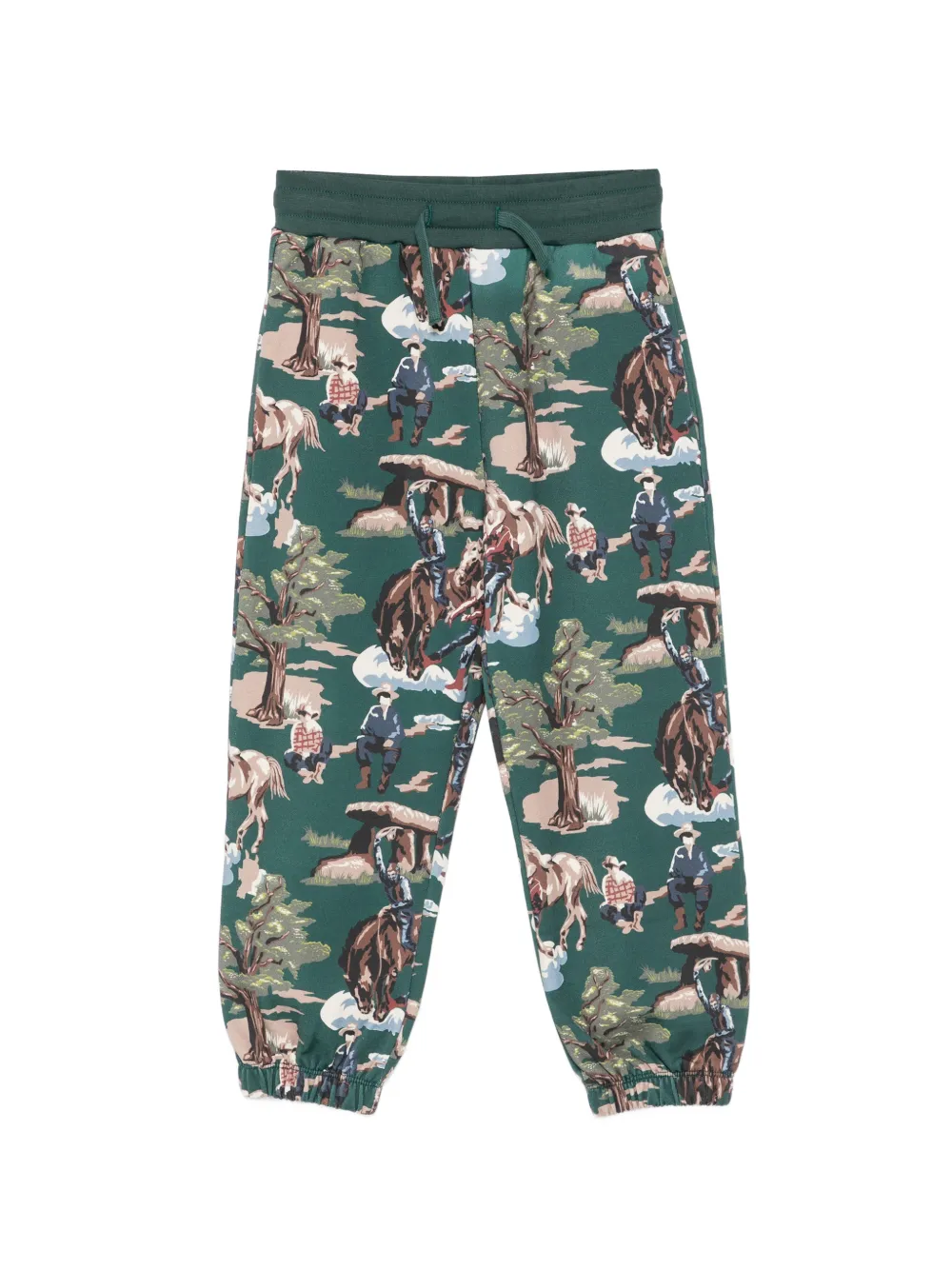 Stella McCartney Kids graphic-print track pants - Verde