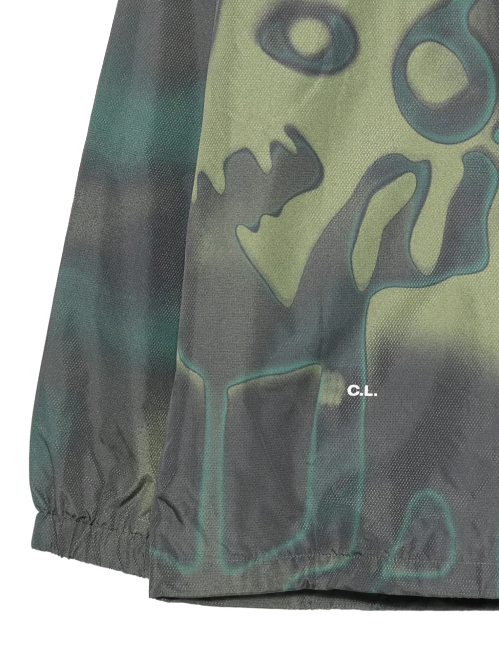 VENEZIA FC x Nocta graphic-print hooded jacket Groen