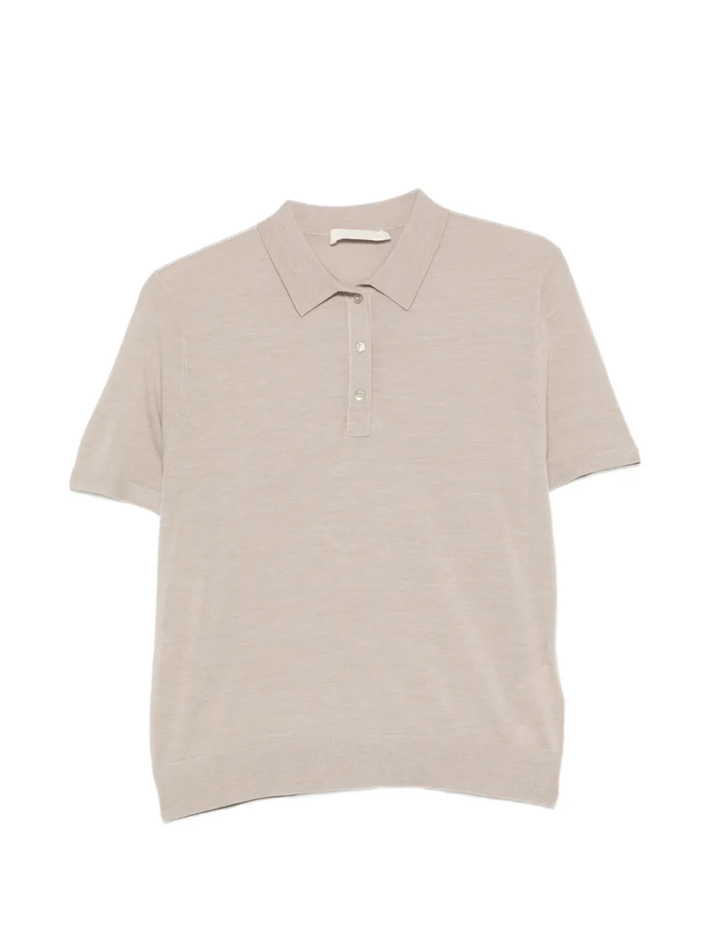 Eleh Short-sleeve Polo Shirt In Neutral