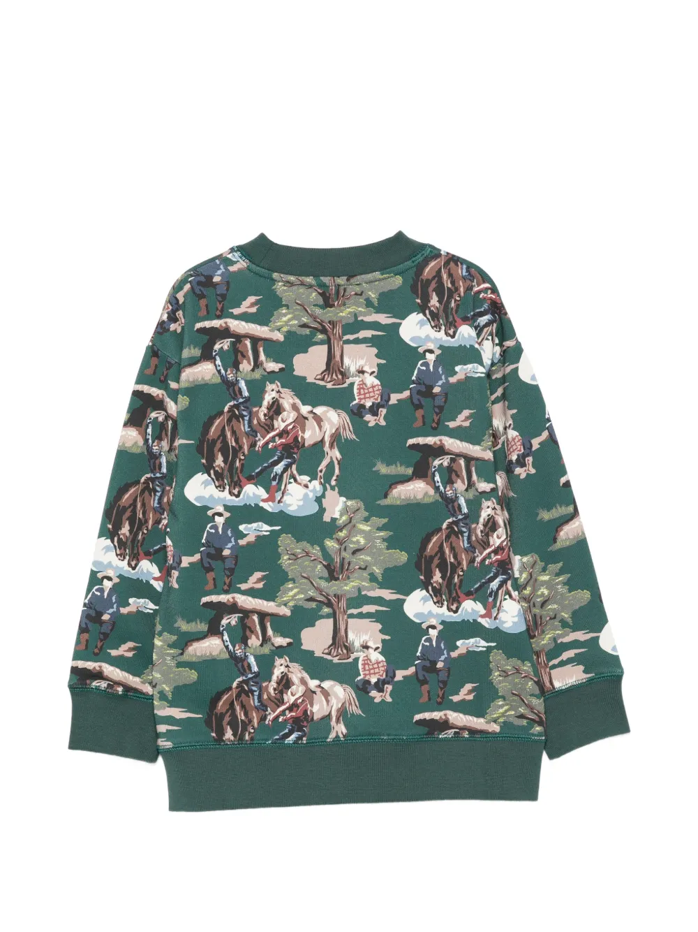Stella McCartney Kids graphic-print sweatshirt Groen