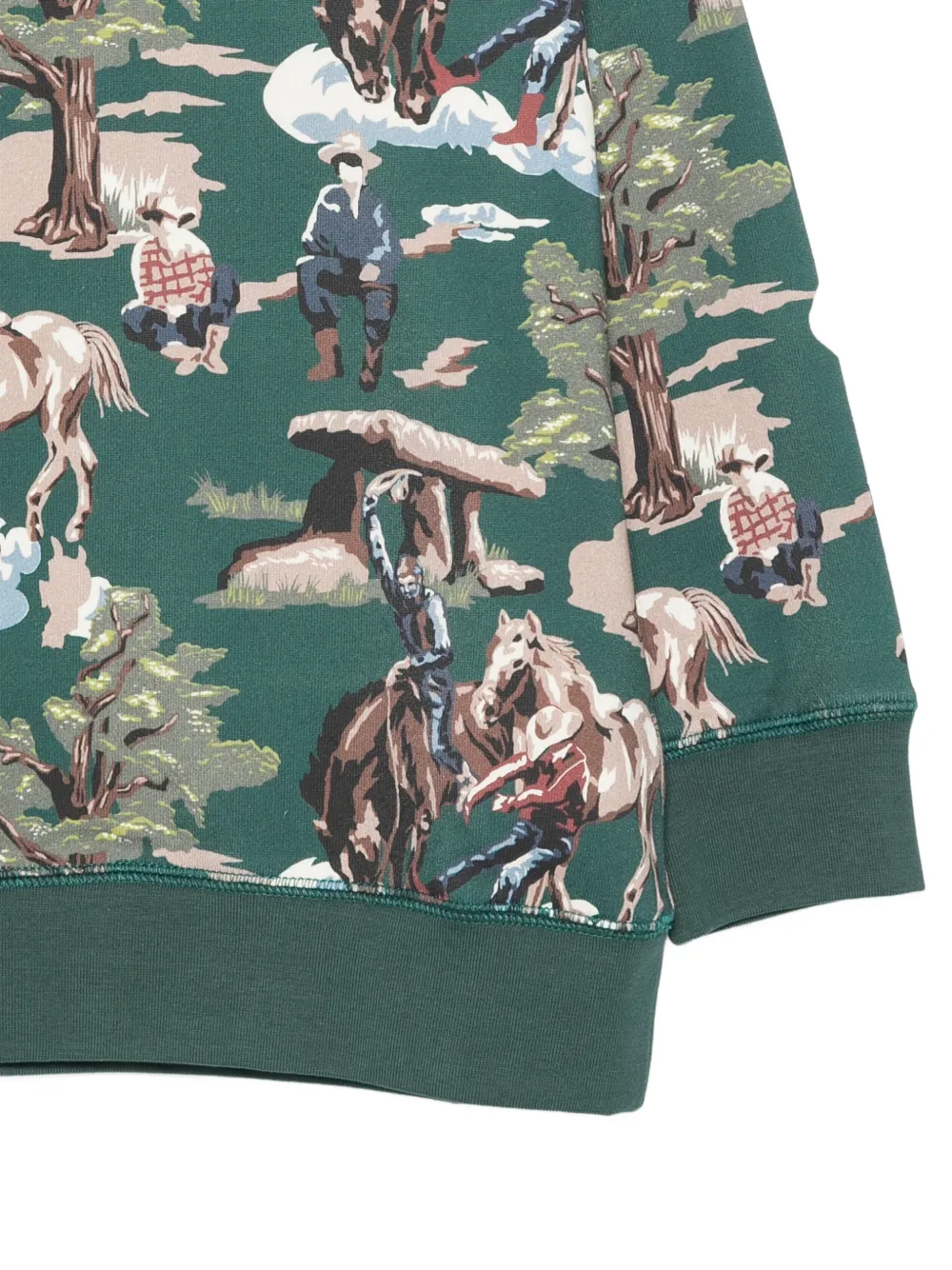 Stella McCartney Kids graphic-print sweatshirt Groen