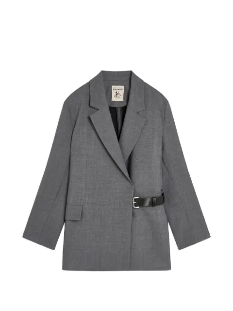 Semicouture Carmen belted jumpsuit jacket