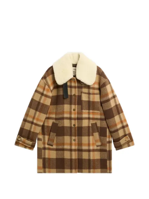 Semicouture Mary check-pattern coat