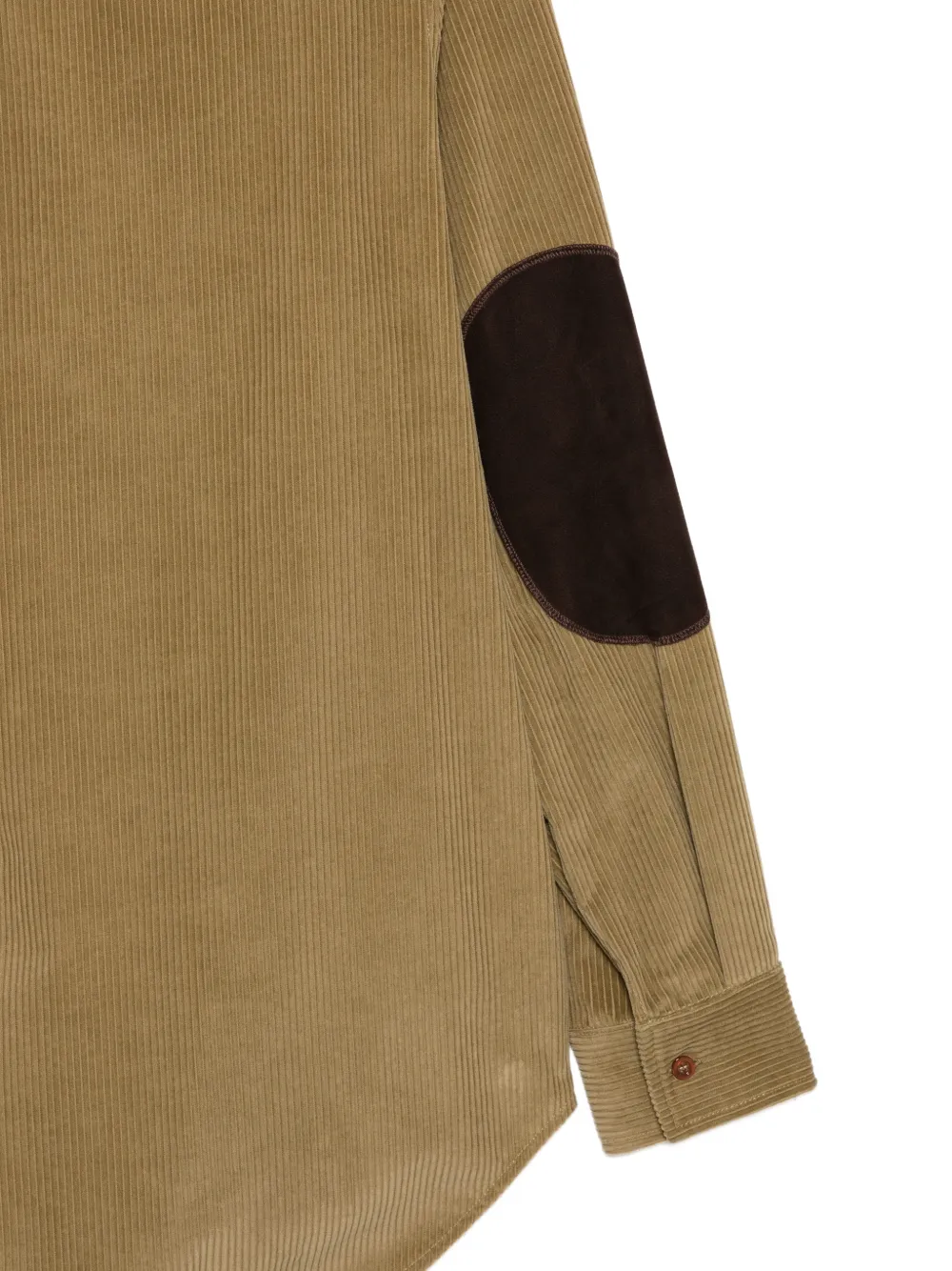 Semicouture Pollyana ribfluwelen blouse Groen