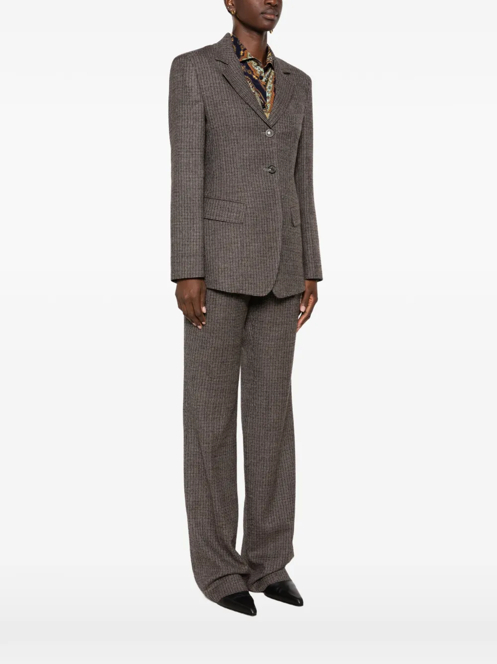 ETRO Jack met ceintuur Grijs