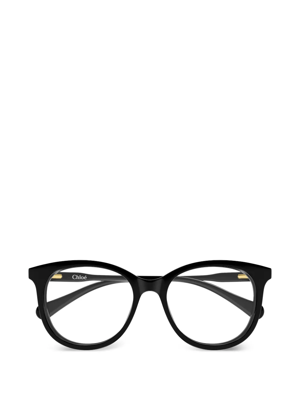 Chloé Eyewear lunettes de vue à monture ronde - Noir Chloé Eyewear lunettes de vue à monture ronde - Noir