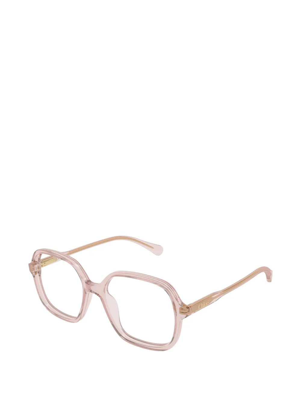 Chloé Eyewear Bril met geometrisch montuur Roze