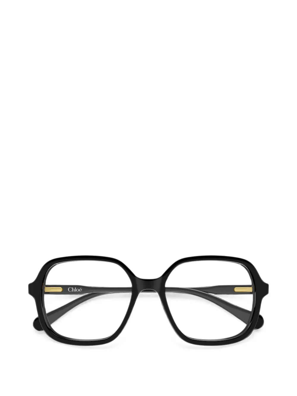Chloé Eyewear Bril met geometrisch montuur Zwart