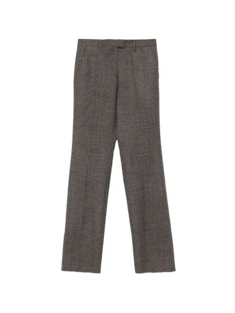 ETRO check straight-leg trousers