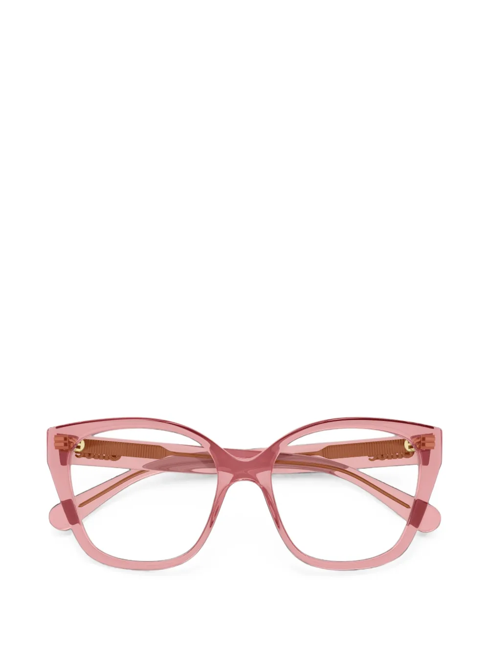 Chloé Eyewear Bril met cat-eye montuur Roze