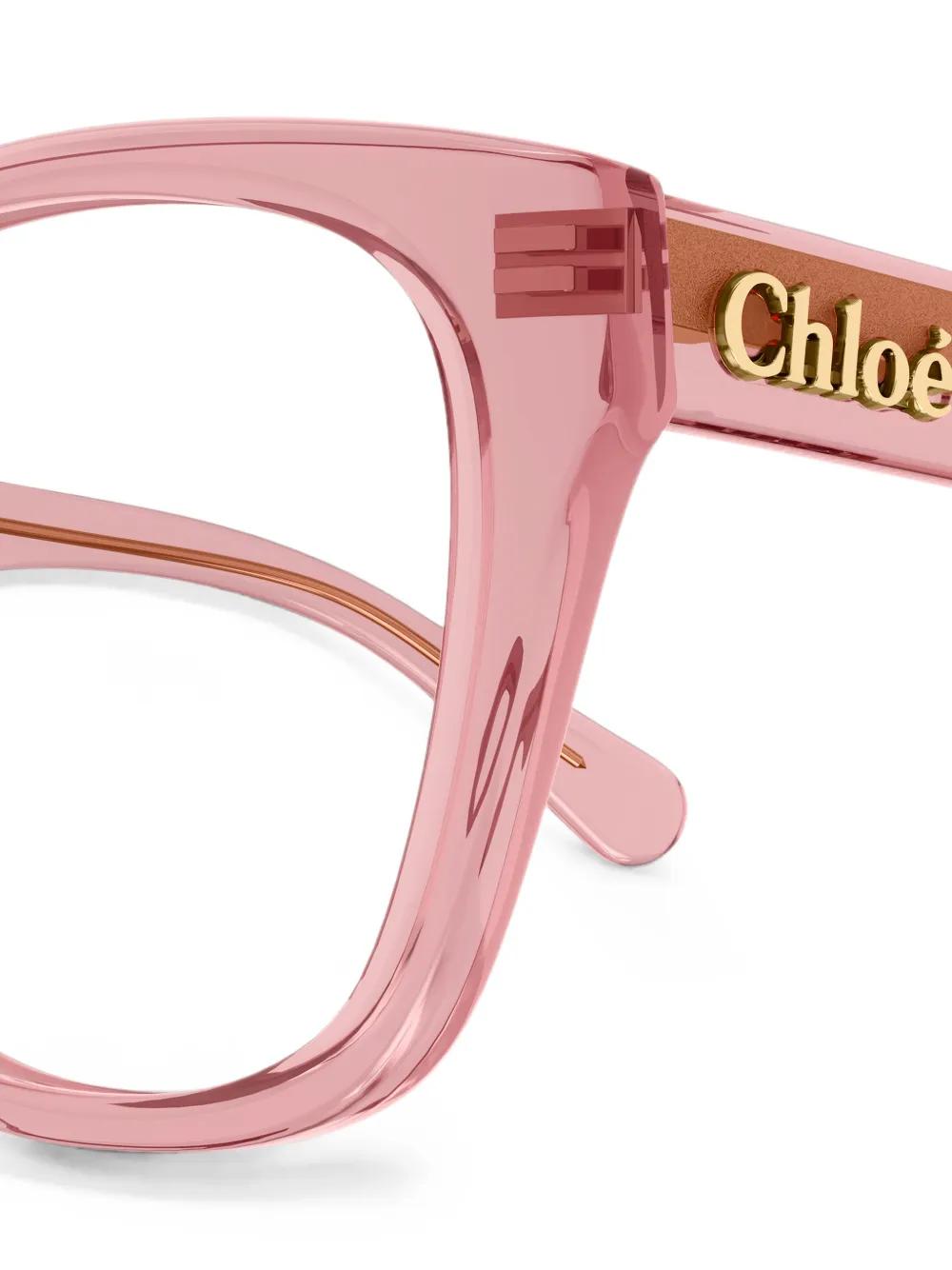 Chloé Eyewear Bril met cat-eye montuur Roze
