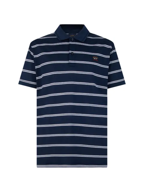 Paul & Shark striped cotton polo shirt