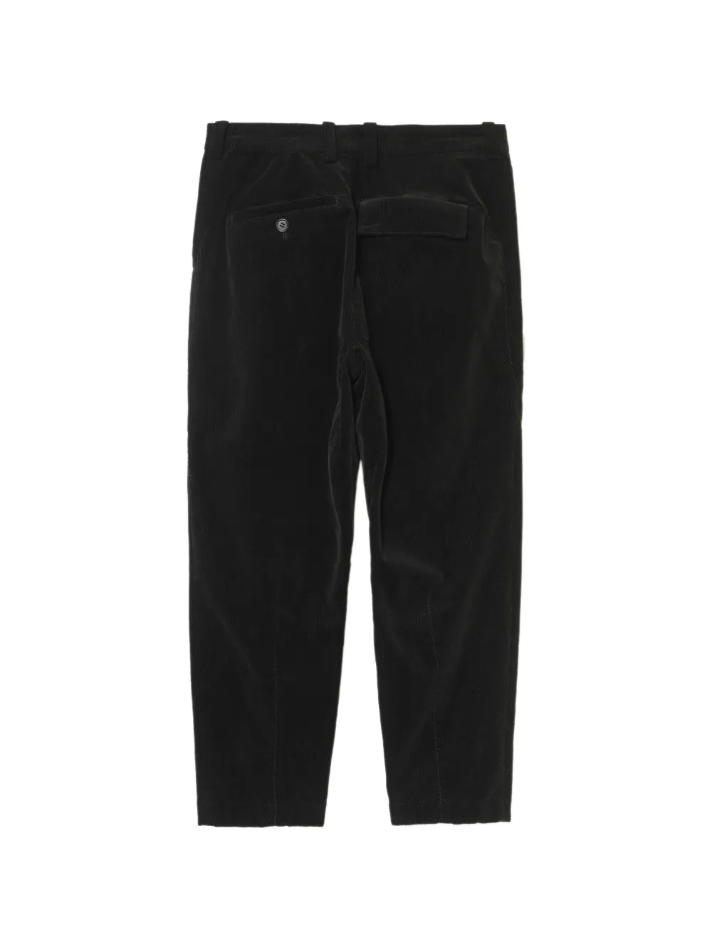 Undercover Ribfluwelen broek met knoopsluiting Zwart