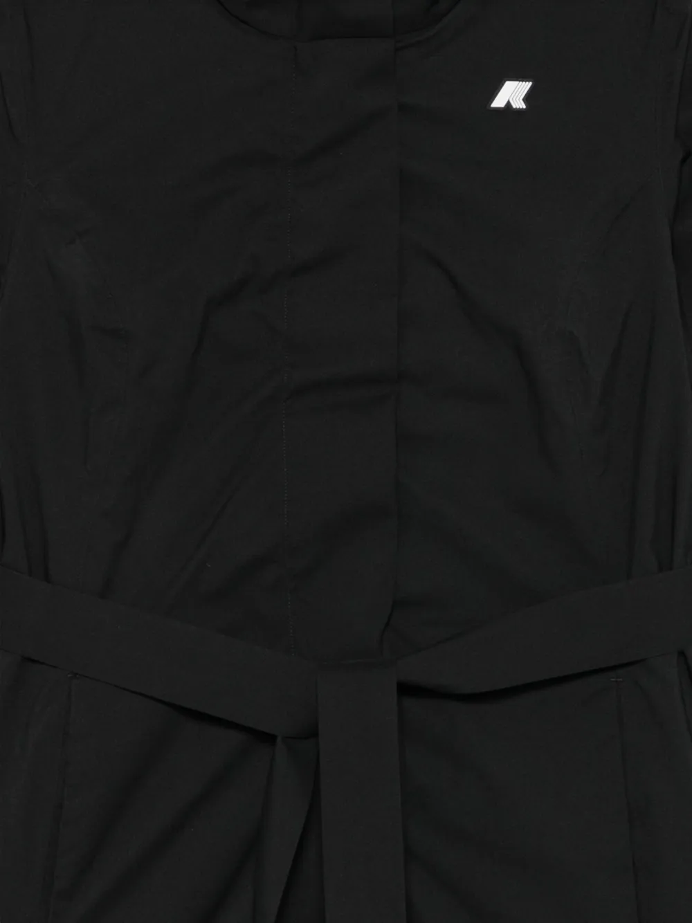 K-Way Miranda trenchcoat met ceintuur Zwart