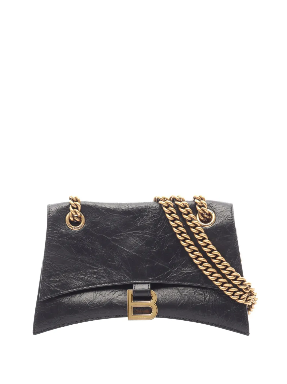 Balenciaga Pre-Owned 2015-2026 Small Calfskin Crush Chain shoulder bag - Nero