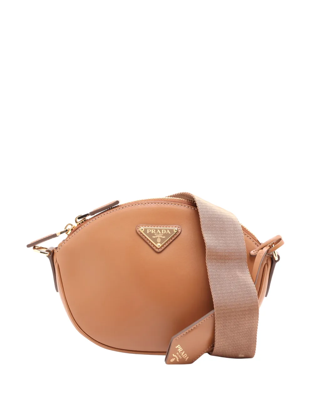 Prada Pre-Owned 2013-2026 Soft Calf crossbody bag - Marrone
