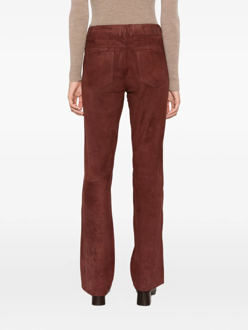 Ba&Sh Flared broek Rood