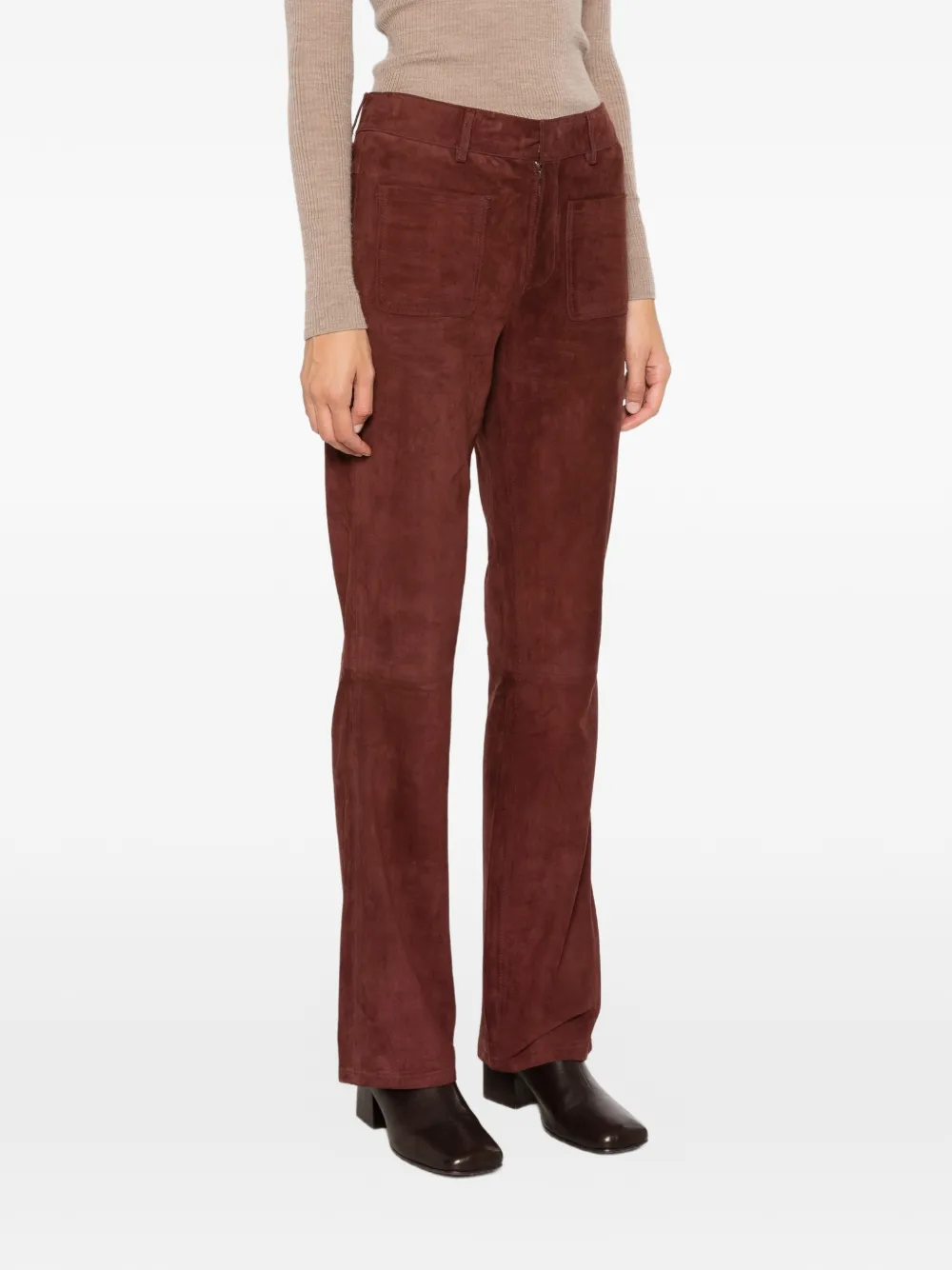 Ba&Sh Flared broek Rood