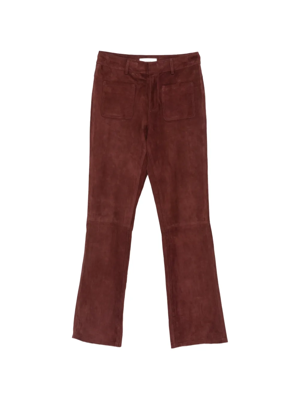 Ba&Sh suede flared trousers