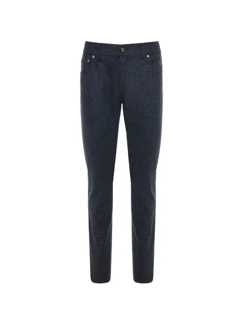 Richard J. Brown  Milano logo-patch slim trousers