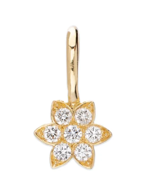 We by WHITEbIRD Clarisse diamond flower pendant
