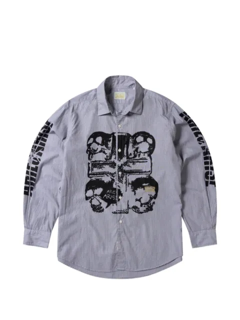 Aries graphic-print poplin shirt