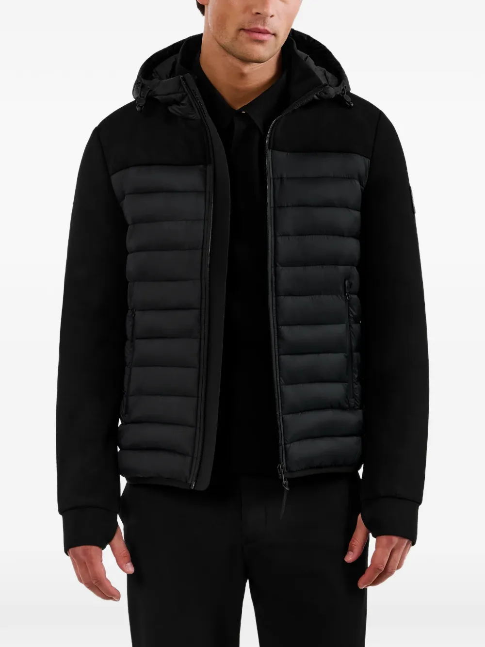 Rudsak Durin M Quilted Hooded Jacket In Black