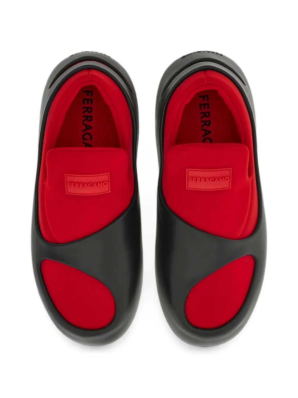 Ferragamo slip-on rubber sneakers Rood