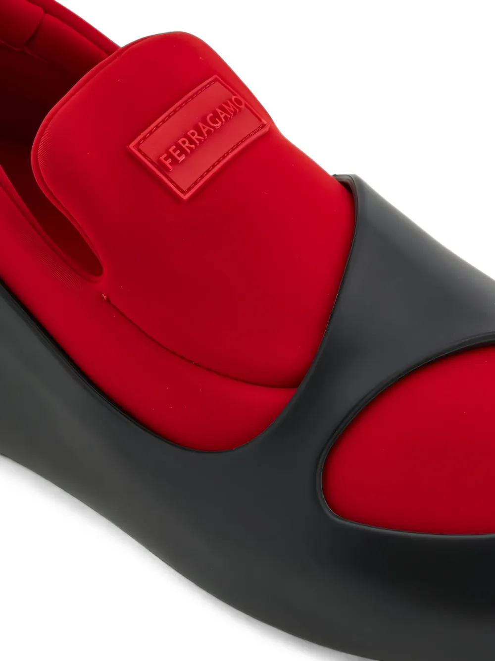 Ferragamo slip-on rubber sneakers Rood