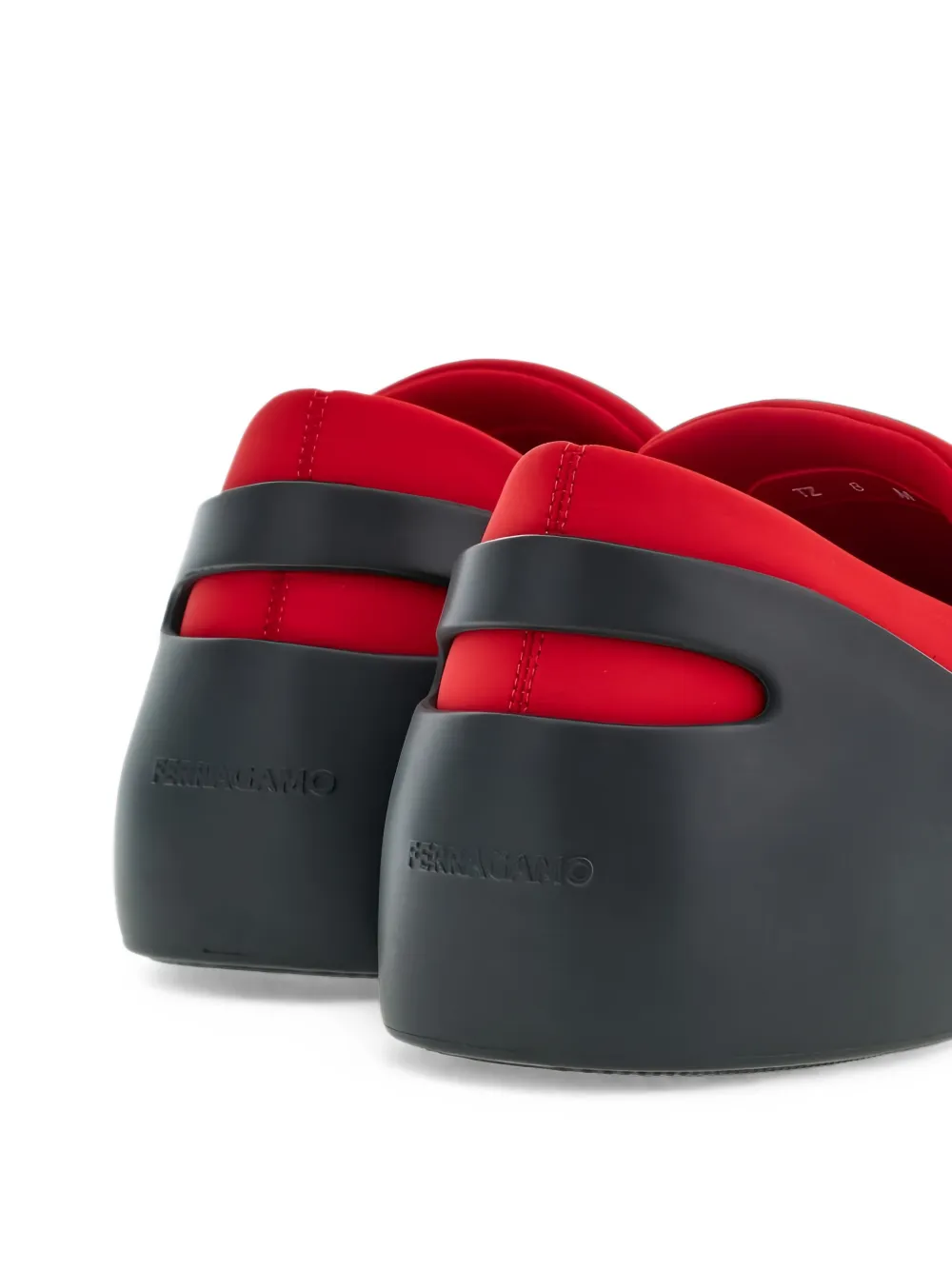 Ferragamo slip-on rubber sneakers Rood