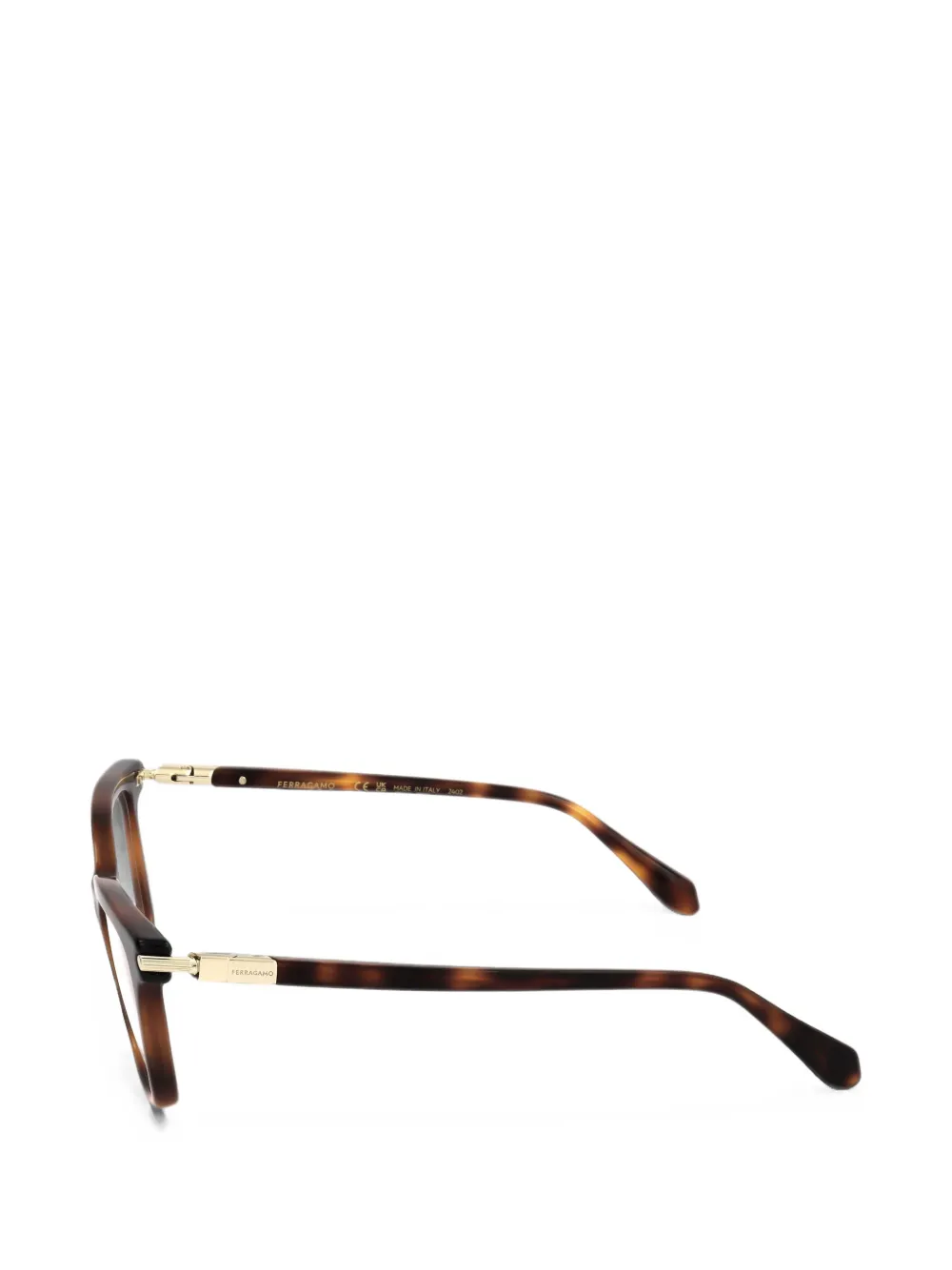 Ferragamo Eyewear Bril met cat-eye montuur Bruin