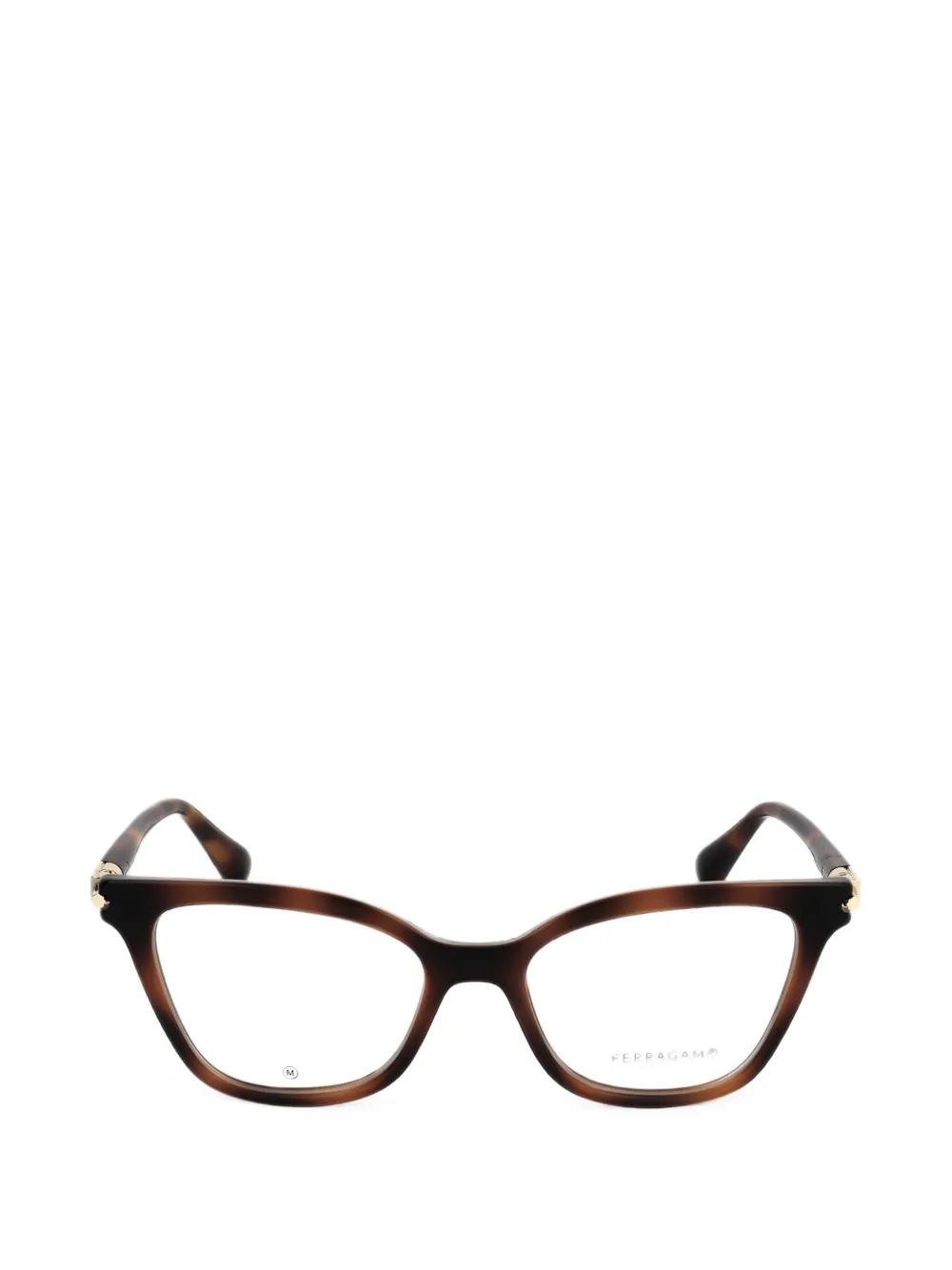 Ferragamo cat-eye glasses - Marrone