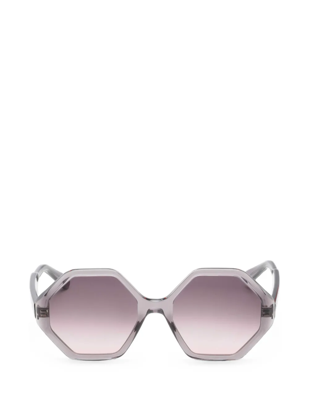 Ferragamo geometric-frame sunglasses - Viola