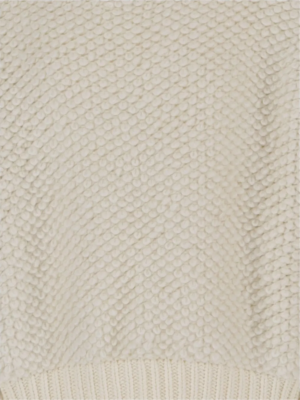 Diesel Kids Bouclé gebreide trui Beige