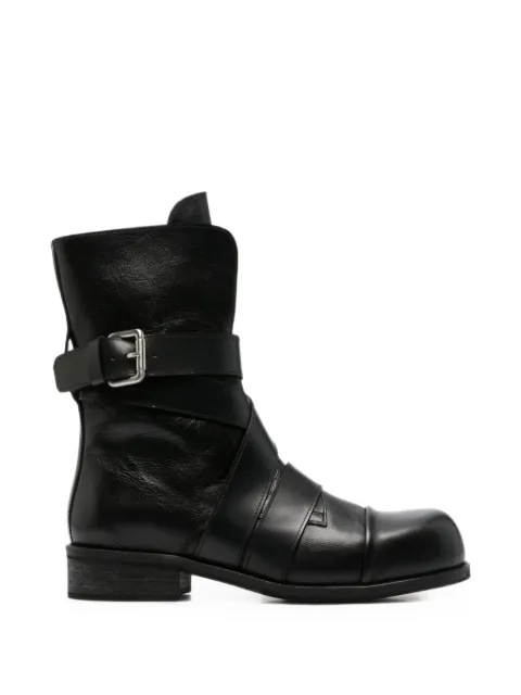 EGONlab. buckled leather boots