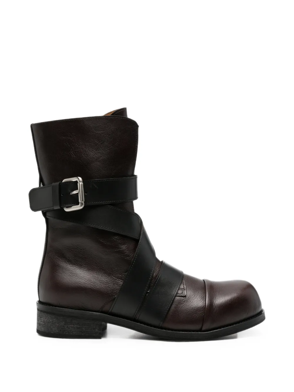 EGONlab. buckled leather boots