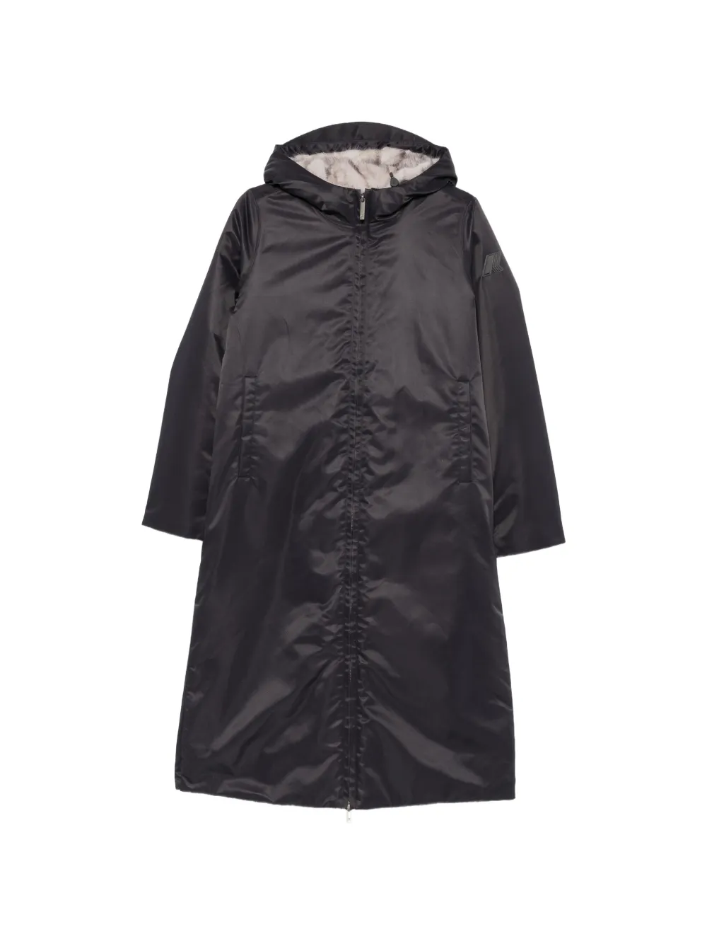 K-Way Oller faux-fur hooded coat