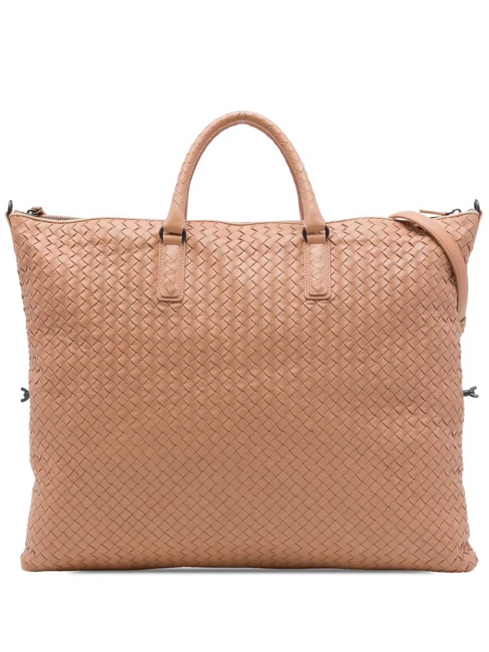 Bottega Veneta Pre-Owned 2012-2026 Maxi Nappa Intrecciato Convertible Tote travel bag - Toni neutri