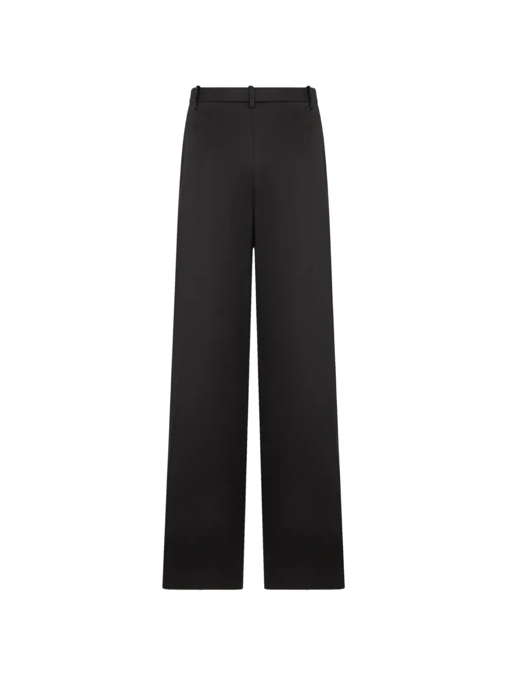 Emporio Armani Twill plooibroek Zwart
