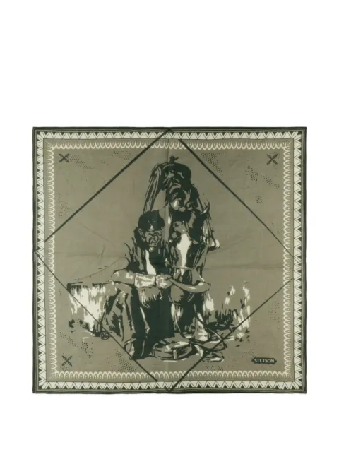 Stetson mascada con estampado gráfico
