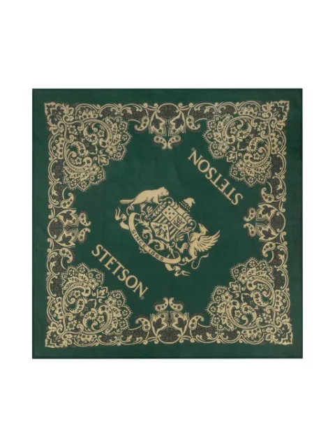 Stetson écharpe à imprimés cachemire et logo