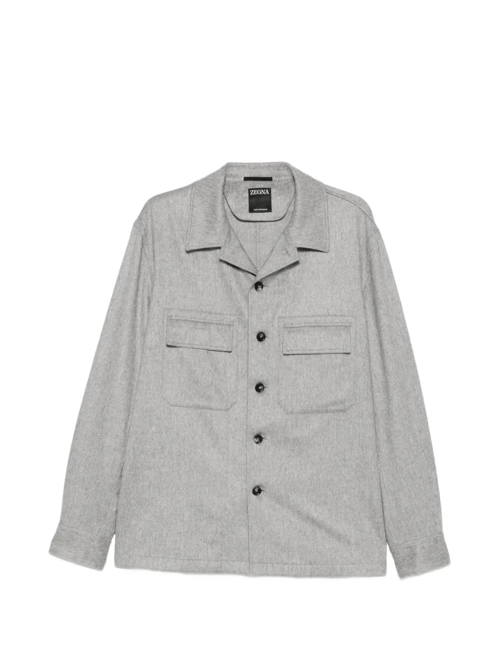 Zegna button-fastening shirt jacket · 48