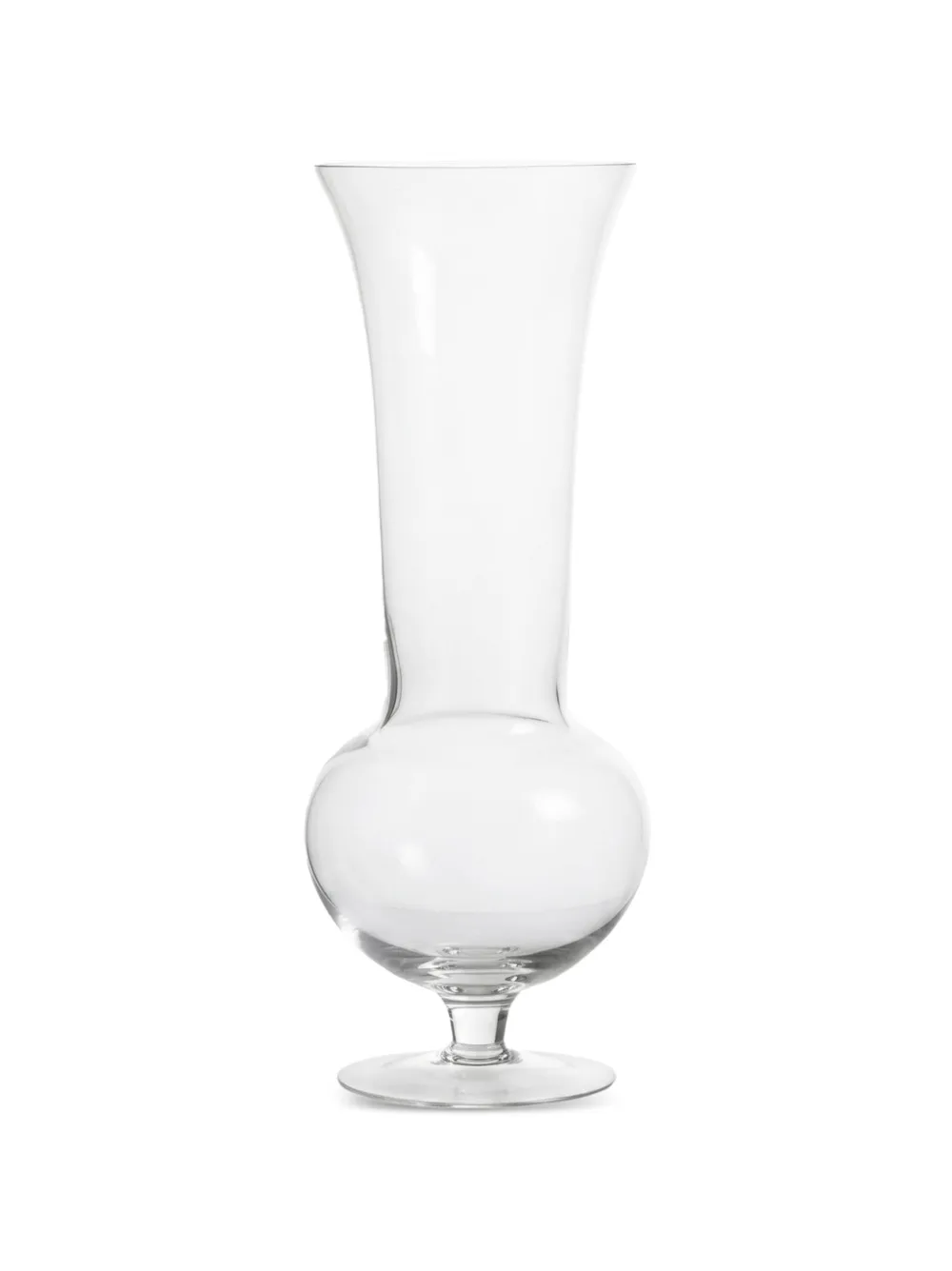 ENZO DE GASPERI Amphora Vase mit Fuß - Weiß