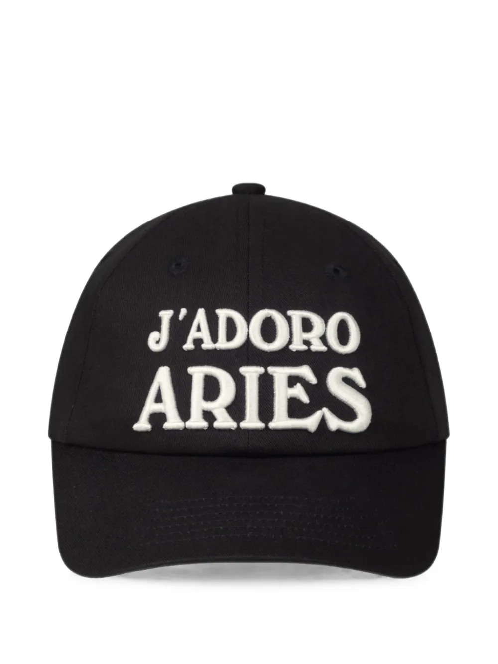 Aries J'Adoro logo-embroidered cap | Black | Image 1