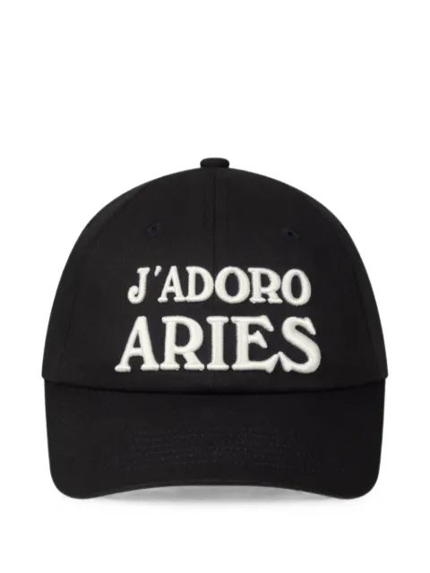 Aries J'Adoro logo-embroidered cap
