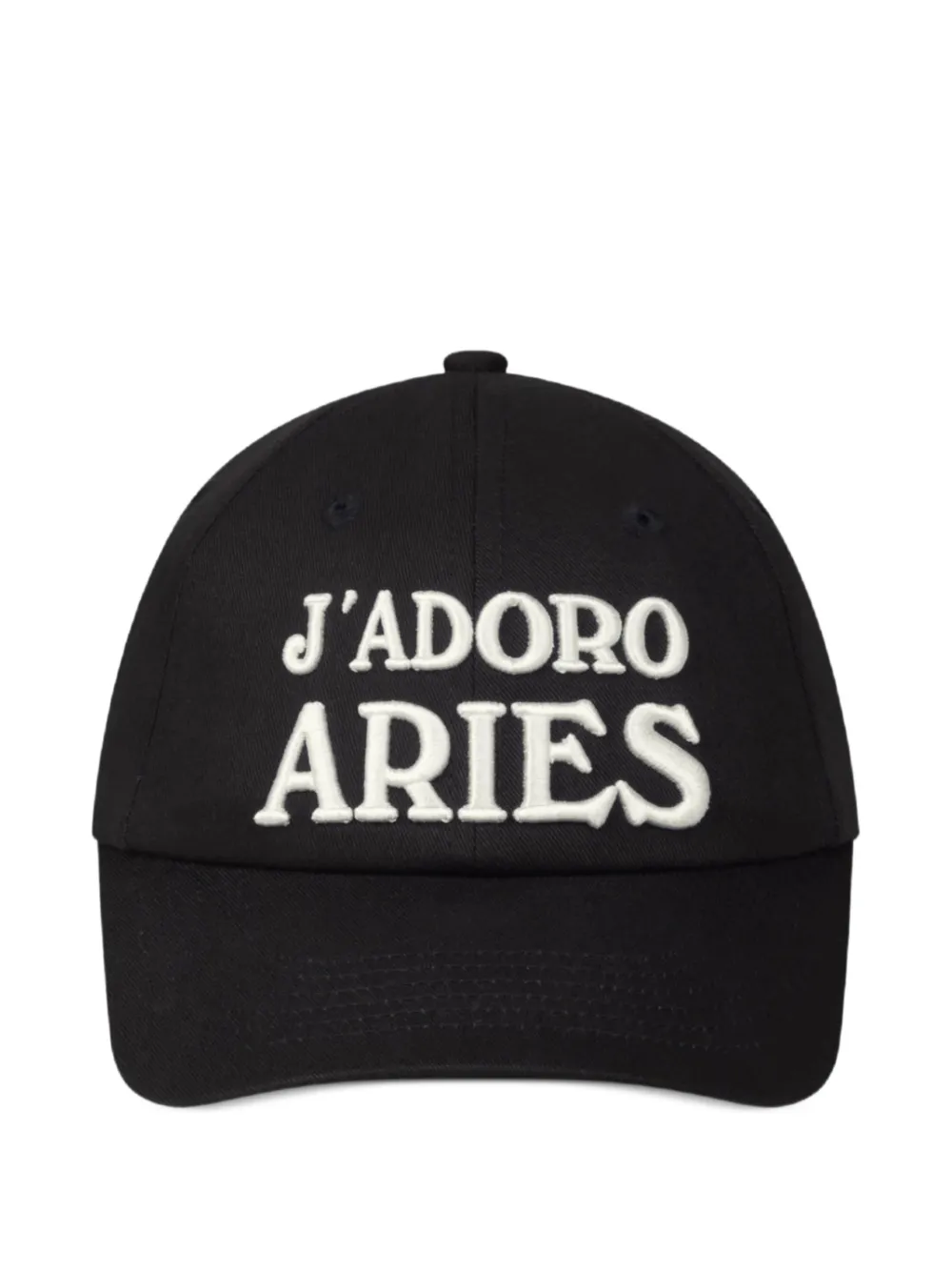 Aries J'Adoro logo-embroidered cap | Black | Image 1