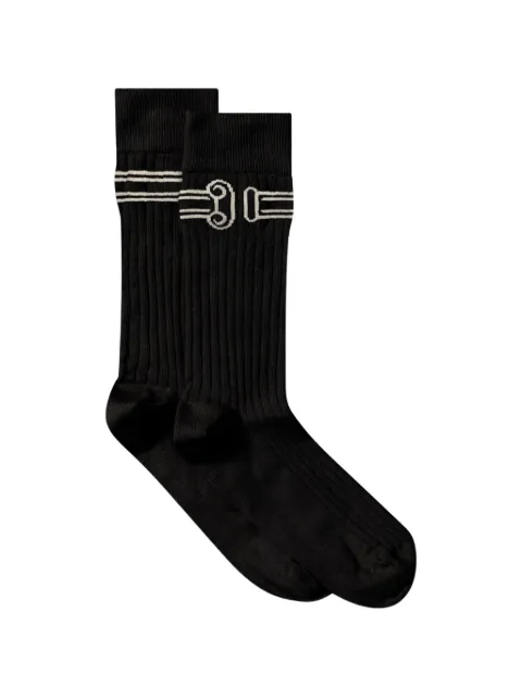Aries Column rib-knit socks